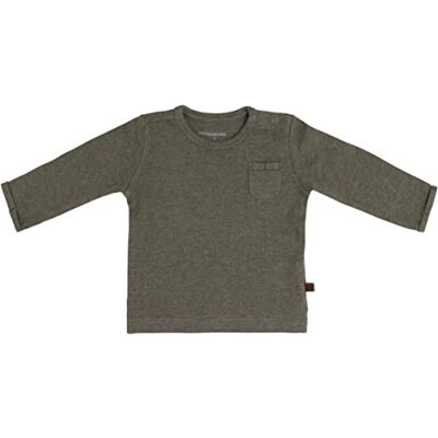 BO BABY'S ONLY Jersey melange kaki 62-100% biologisch katoen BO BABY'S ONLY Jersey melange kaki 62-100% biologisch katoen