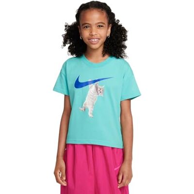 Nike G NSW T-shirt Boxy Hang in There pour fille Nike G NSW T-shirt Boxy Hang in There pour fille
