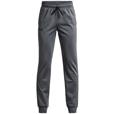 Under Armour Brawler 2.0 Tapered Pants Meisjesbroek, grijs (012) / wit Under Armour Brawler 2.0 Tapered Pants Meisjesbroek, grijs (012) / wit