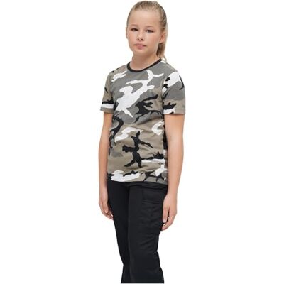 Brandit Duits leger kinderen T-shirt leger effen & camouflage urban, 146-152 146-152 Brandit Duits leger kinderen T-shirt leger effen & camouflage urban, 146-152 146-152