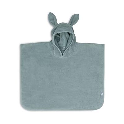 Jollein Badponcho voor kinderen van 1 tot 4 jaar, terry, zeegroen, 100% katoen, badstof, Oeko-Tex gecertificeerd, met capuchon en oren, voor meisjes en jongens Jollein Badponcho voor kinderen van 1 tot 4 jaar, terry, zeegroen, 100% katoen, badstof, Oeko-Tex gecertificeerd, met capuchon en oren, voor meisjes en jongens