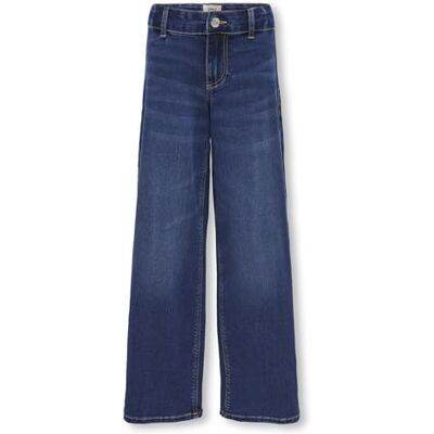 Only Kogsylvie Clean Wde Leg Dnm Bj13964 Noos Jeans voor meisjes, Donkerblauw denim 146 Only Kogsylvie Clean Wde Leg Dnm Bj13964 Noos Jeans voor meisjes, Donkerblauw denim 146