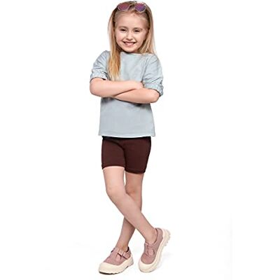 SOFTSAIL Meisjeslegging voor kinderen, 1/2 knielengte, ademende fietsshorts, dans, schoolbroek, Brons 8-9 ans SOFTSAIL Meisjeslegging voor kinderen, 1/2 knielengte, ademende fietsshorts, dans, schoolbroek, Brons 8-9 ans