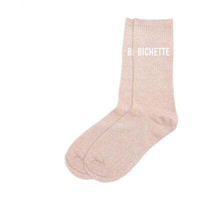 STC Bichette glittersokken Eén maat STC Bichette glittersokken Eén maat