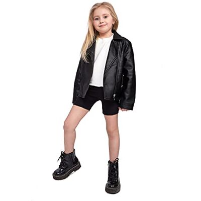 SOFTSAIL Meisjeslegging voor kinderen, 1/2 knielengte, ademende fietsshorts, dans, schoolbroek, zwart. 4-5 jaar SOFTSAIL Meisjeslegging voor kinderen, 1/2 knielengte, ademende fietsshorts, dans, schoolbroek, zwart. 4-5 jaar