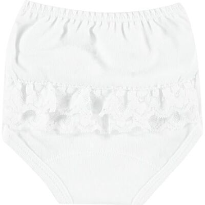 BABIDU 2103 Braguita Baby Vliegende Puntilla doopjurk baby meisje 3 mois BABIDU 2103 Braguita Baby Vliegende Puntilla doopjurk baby meisje 3 mois