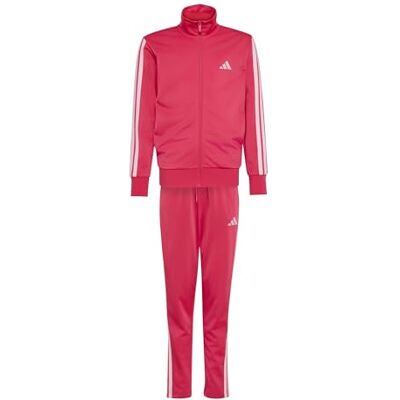 Adidas Mixte enfant Essentials Climacool Stripes Track_Suit, power pink/clear pink, 15-16 Years Adidas Mixte enfant Essentials Climacool Stripes Track_Suit, power pink/clear pink, 15-16 Years