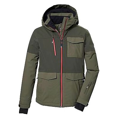 Killtec Ksw 149 Bys Ski Jckt Ski-jas/functionele jas met capuchon en sneeuwvanger voor jongens Killtec Ksw 149 Bys Ski Jckt Ski-jas/functionele jas met capuchon en sneeuwvanger voor jongens