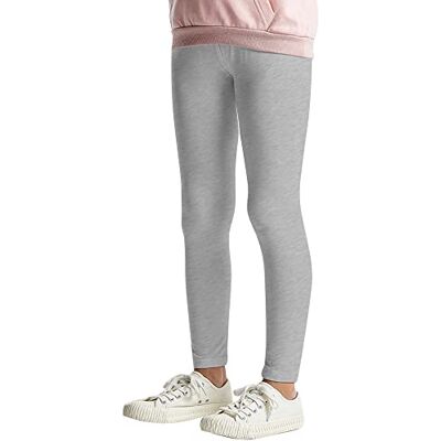 L&K-II Basic Dancing Kids Leggings voor Meisjes Katoenen Zomer Fitness Capri Broek Effen Kleur 2708, 1 verpakking grijs 110 L&K-II Basic Dancing Kids Leggings voor Meisjes Katoenen Zomer Fitness Capri Broek Effen Kleur 2708, 1 verpakking grijs 110