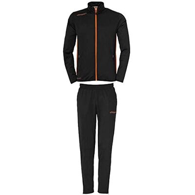uhlsport Essential Classic trainingspak voor kinderen, zwart/neonoranje, FR: XXS (Fabrikant maat: 104) uhlsport Essential Classic trainingspak voor kinderen, zwart/neonoranje, FR: XXS (Fabrikant maat: 104)