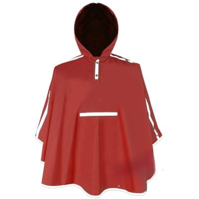 Salzmann Regenponcho voor kinderen van 5 tot 15 jaar, gemaakt met 3M Scotchlite, waterdichte cape voor meisjes en jongens M Salzmann Regenponcho voor kinderen van 5 tot 15 jaar, gemaakt met 3M Scotchlite, waterdichte cape voor meisjes en jongens M