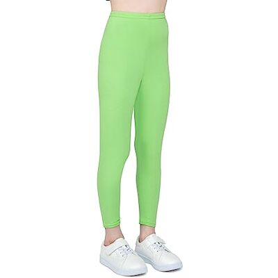 infatti Katoenen leggings voor meisjes, zachte en comfortabele kinderbroek, casual training, elegante stijl, Zoe basic kleding, Kalk 146 infatti Katoenen leggings voor meisjes, zachte en comfortabele kinderbroek, casual training, elegante stijl, Zoe basic kleding, Kalk 146