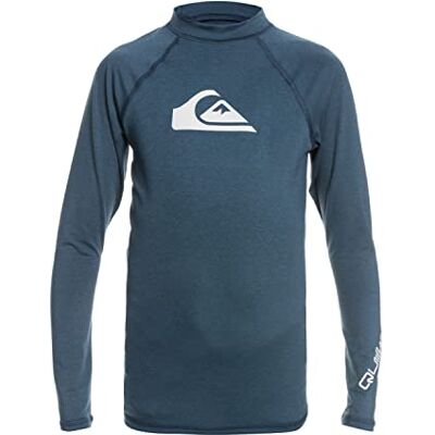 Quiksilver All Time Rashguard T-shirt voor jongens Quiksilver All Time Rashguard T-shirt voor jongens
