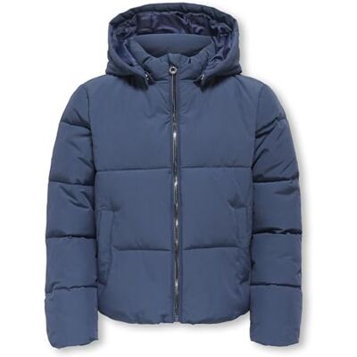 Only Kogdolly gewatteerde jas voor meisjes, donkerblauw, 164 164 Only Kogdolly gewatteerde jas voor meisjes, donkerblauw, 164 164