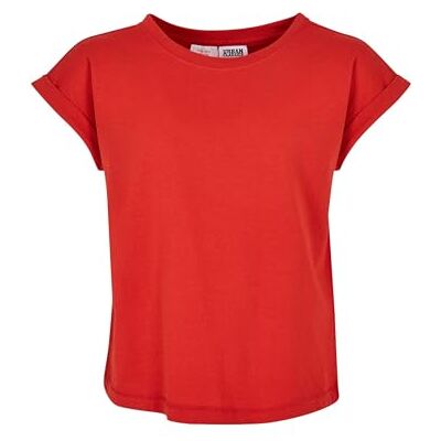 Urban Classics Organische off-shoulder thee voor meisjes T-shirt meisje, Hugered 122-128 Urban Classics Organische off-shoulder thee voor meisjes T-shirt meisje, Hugered 122-128