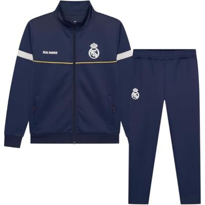 Real Madrid Trainingspak voor kinderen, blauw, nr. 29, officieel product (FR/ES, leeftijd 12 jaar, normaal) Real Madrid Trainingspak voor kinderen, blauw, nr. 29, officieel product (FR/ES, leeftijd 12 jaar, normaal)