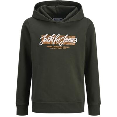 Jack & Jones Jjurban Sweatshirt Hood Mni Jjurban Mni Hoodie voor jongens (1 stuk), Draagtas 116 Jack & Jones Jjurban Sweatshirt Hood Mni Jjurban Mni Hoodie voor jongens (1 stuk), Draagtas 116