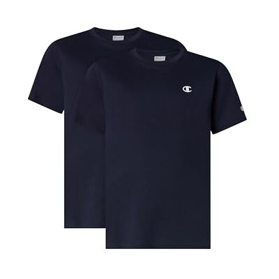 Champion T-shirt (2 stuks) jongens, marineblauw, 11-12 jaar 11-12 ans Champion T-shirt (2 stuks) jongens, marineblauw, 11-12 jaar 11-12 ans