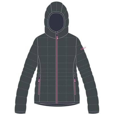 CMP Giacca Da Bambina In Nylon Con Cappuccio Fisso meisjesjas met vaste capuchon, uniseks, kinderen CMP Giacca Da Bambina In Nylon Con Cappuccio Fisso meisjesjas met vaste capuchon, uniseks, kinderen