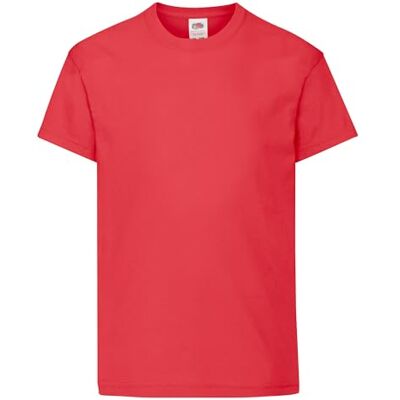 Fruit of the Loom Kids Original T T-shirt voor kinderen 100% katoen, Oeko-Tex gecertificeerd, jongens en meisjes, korte mouwen 128 Fruit of the Loom Kids Original T T-shirt voor kinderen 100% katoen, Oeko-Tex gecertificeerd, jongens en meisjes, korte mouwen 128