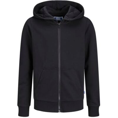 Jack & Jones Jjebradley Sweat zippé à capuche Noos Jnr pour garçon, Noir, 164 164 Jack & Jones Jjebradley Sweat zippé à capuche Noos Jnr pour garçon, Noir, 164 164