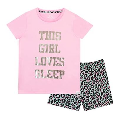 Harry Bear pyjama set meisjes slogan, Roze 7-8 ans Harry Bear pyjama set meisjes slogan, Roze 7-8 ans