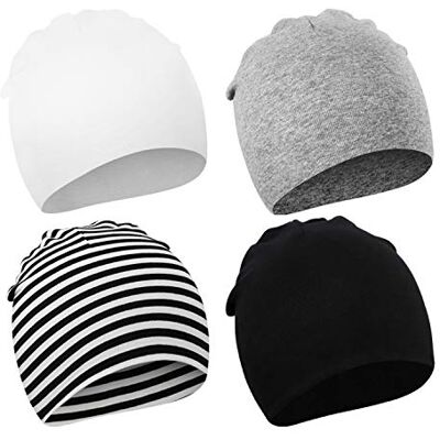 DRESHOW Babymuts voor pasgeborenen, peuters, zacht, schattig, gebreid, voor baby's, jongens, kinderen, mutsen 6-24 maanden DRESHOW Babymuts voor pasgeborenen, peuters, zacht, schattig, gebreid, voor baby's, jongens, kinderen, mutsen 6-24 maanden