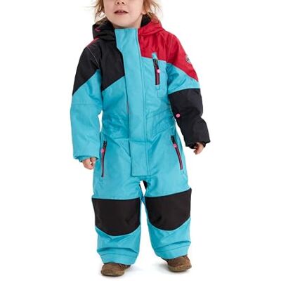 Killtec Kesley Mini Skipak voor kinderen met capuchon, waterkolom 10.000 mm, skipak voor jongens en meisjes, turquoise, 122/128 Killtec Kesley Mini Skipak voor kinderen met capuchon, waterkolom 10.000 mm, skipak voor jongens en meisjes, turquoise, 122/128