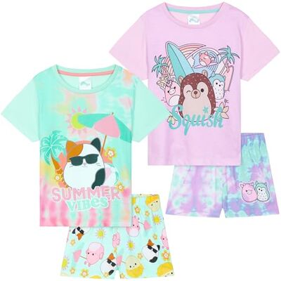 Get Trend Set van 2 pyjama's voor meisjes, pyjama, shorts, zomer, korte nachtkleding voor kinderen of jongeren, cadeau voor meisjes, Multi Squishmallows, 11-12 jaar 11-12 jaar Get Trend Set van 2 pyjama's voor meisjes, pyjama, shorts, zomer, korte nachtkleding voor kinderen of jongeren, cadeau voor meisjes, Multi Squishmallows, 11-12 jaar 11-12 jaar