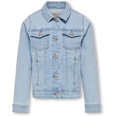 Only Kids Konsara Lichtblauw DNM Jacket Noos Uniseks kinderen 164 Only Kids Konsara Lichtblauw DNM Jacket Noos Uniseks kinderen 164