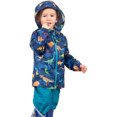 PERLETTI Waterdichte jas en regenbroek voor kinderen, licht regenpak, 2-delig, voor meisjes en jongens, jassen, kleding, waterdicht, met capuchon 6-7 jaar PERLETTI Waterdichte jas en regenbroek voor kinderen, licht regenpak, 2-delig, voor meisjes en jongens, jassen, kleding, waterdicht, met capuchon 6-7 jaar