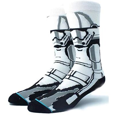 WOO LANDO WOO GIRL Idol Sokken Darth Vader R2D2 Storm Trooper thuis en als blikvanger voor Star Wars-fans, maat 37-45, Storm Trooper, M M WOO LANDO WOO GIRL Idol Sokken Darth Vader R2D2 Storm Trooper thuis en als blikvanger voor Star Wars-fans, maat 37-45, Storm Trooper, M M