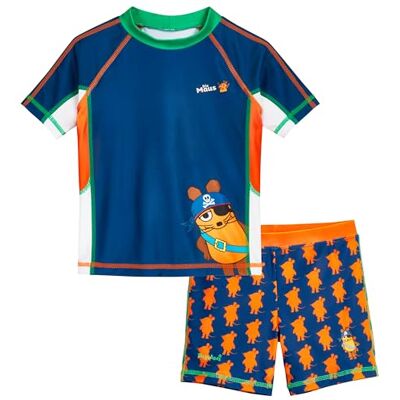 Playshoes Tweedelig badpak voor jongens (1 stuk), De muis piraten 110-116 Playshoes Tweedelig badpak voor jongens (1 stuk), De muis piraten 110-116