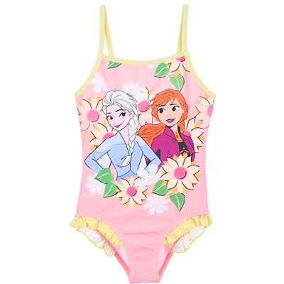 Disney Eendelig badpak Frozen Elsa en Anna voor meisjes met bloemenpatroon, Roze, 6 jaar 6 jaar Disney Eendelig badpak Frozen Elsa en Anna voor meisjes met bloemenpatroon, Roze, 6 jaar 6 jaar