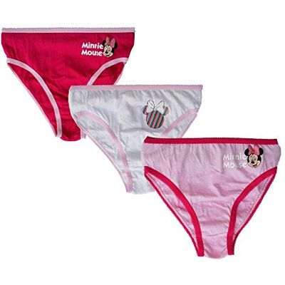 CARTOON GROUP 3 stuks Minnie Mouse Disney Slip 100% katoen 3/8 jaar 0674 CARTOON GROUP 3 stuks Minnie Mouse Disney Slip 100% katoen 3/8 jaar 0674