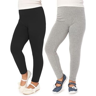 Merry Style Lange sportlegging, yogabroek, kleding, sportkleding, meisjes, MS10-130, Zwart/Mix (2 stuks) 134 Merry Style Lange sportlegging, yogabroek, kleding, sportkleding, meisjes, MS10-130, Zwart/Mix (2 stuks) 134