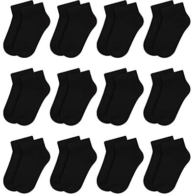 Libella Set van 12 jongens sportsokken voor kinderen, kleurrijk, comfortabel, voor jongens 2116, 12-2862-zwart 27-30 Libella Set van 12 jongens sportsokken voor kinderen, kleurrijk, comfortabel, voor jongens 2116, 12-2862-zwart 27-30