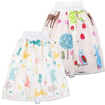FLYISH DIRECT Set van 2 baby trainingsbroekjes Hoge taille Slaperig katoen Urinevulling Tractie Trainingsbroek Ondergoed Trainingsbroek 1-4 jaar FLYISH DIRECT Set van 2 baby trainingsbroekjes Hoge taille Slaperig katoen Urinevulling Tractie Trainingsbroek Ondergoed Trainingsbroek 1-4 jaar