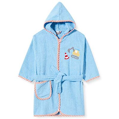 Playshoes 340017 Kinderbadjas voor graafmachine, uniseks, 1 stuk, Bagger 110-116 Playshoes 340017 Kinderbadjas voor graafmachine, uniseks, 1 stuk, Bagger 110-116