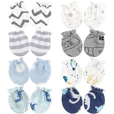 DRESHOW Wanten voor baby's, geboorte, krasbestendige handschoenen voor Voor jongens en meisjes 0-6 maanden, katoenen handschoenen, huidvriendelijk, elastische manchetten 0-6 mois DRESHOW Wanten voor baby's, geboorte, krasbestendige handschoenen voor Voor jongens en meisjes 0-6 maanden, katoenen handschoenen, huidvriendelijk, elastische manchetten 0-6 mois