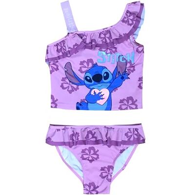 Disney Lilo & Stitch Eendelig badpak voor meisjes van 5-13 jaar, 2-delig, lila, 10-11 jaar 10-11 jaar Disney Lilo & Stitch Eendelig badpak voor meisjes van 5-13 jaar, 2-delig, lila, 10-11 jaar 10-11 jaar