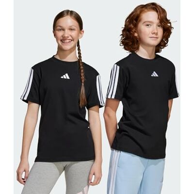 Adidas Essentials 3 Stripes T-shirt voor kinderen, uniseks Adidas Essentials 3 Stripes T-shirt voor kinderen, uniseks