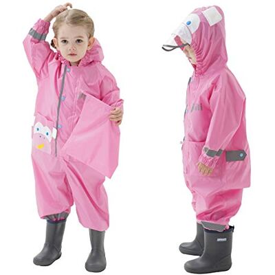 Baogaier Waterdichte regenkleding voor kinderen, regenpak, poncho, ademend, lange mouwen, kinderkleding, uniseks, meisjes, jongens, 1-7 jaar 1-2 ans Baogaier Waterdichte regenkleding voor kinderen, regenpak, poncho, ademend, lange mouwen, kinderkleding, uniseks, meisjes, jongens, 1-7 jaar 1-2 ans