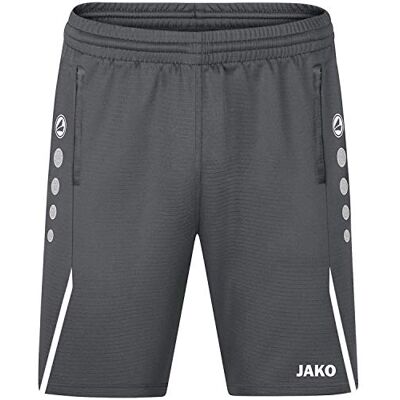 JAKO Challenge Trainingsshorts voor kinderen, uniseks, Antraciet Light/Wit JAKO Challenge Trainingsshorts voor kinderen, uniseks, Antraciet Light/Wit