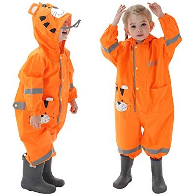 Baogaier Waterdichte regenkleding voor kinderen, regenpak, poncho, ademend, lange mouwen, kinderkleding, uniseks, meisjes, jongens, 1-7 jaar 2-4 ans Baogaier Waterdichte regenkleding voor kinderen, regenpak, poncho, ademend, lange mouwen, kinderkleding, uniseks, meisjes, jongens, 1-7 jaar 2-4 ans