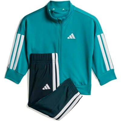 Adidas Uniseks Baby Essentials CLIMACOOL TRACKSUIT, puur groenblauw/wit, 18-24 maanden Adidas Uniseks Baby Essentials CLIMACOOL TRACKSUIT, puur groenblauw/wit, 18-24 maanden