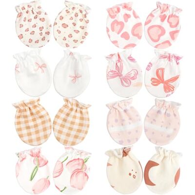 DRESHOW Wanten voor baby's, geboorte, krasbestendige handschoenen voor Voor jongens en meisjes 0-6 maanden, katoenen handschoenen, huidvriendelijk, elastische manchetten 0-6 mois DRESHOW Wanten voor baby's, geboorte, krasbestendige handschoenen voor Voor jongens en meisjes 0-6 maanden, katoenen handschoenen, huidvriendelijk, elastische manchetten 0-6 mois