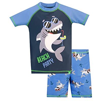 Harry Bear Jongens, haai, badpak, tweedelige haai voor kinderen, Blauw 2-3 ans Harry Bear Jongens, haai, badpak, tweedelige haai voor kinderen, Blauw 2-3 ans