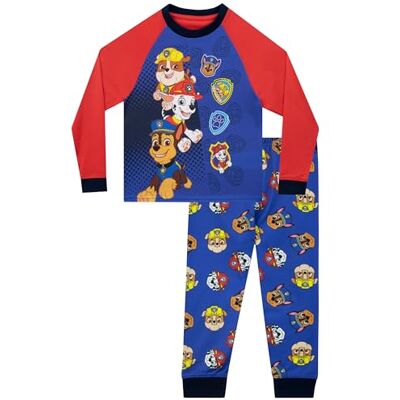 Paw Patrol Pyjama Rubble, Chase, Marshall pyjama voor kinderen lange mouwen pyjama voor jongens 5-6 jaar Paw Patrol Pyjama Rubble, Chase, Marshall pyjama voor kinderen lange mouwen pyjama voor jongens 5-6 jaar