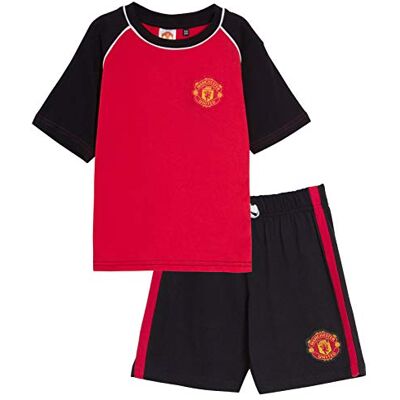 United FC Korte pyjama voor jongens met shorts en T-shirt, Rood, 5-6 jaar 5-6 jaar United FC Korte pyjama voor jongens met shorts en T-shirt, Rood, 5-6 jaar 5-6 jaar
